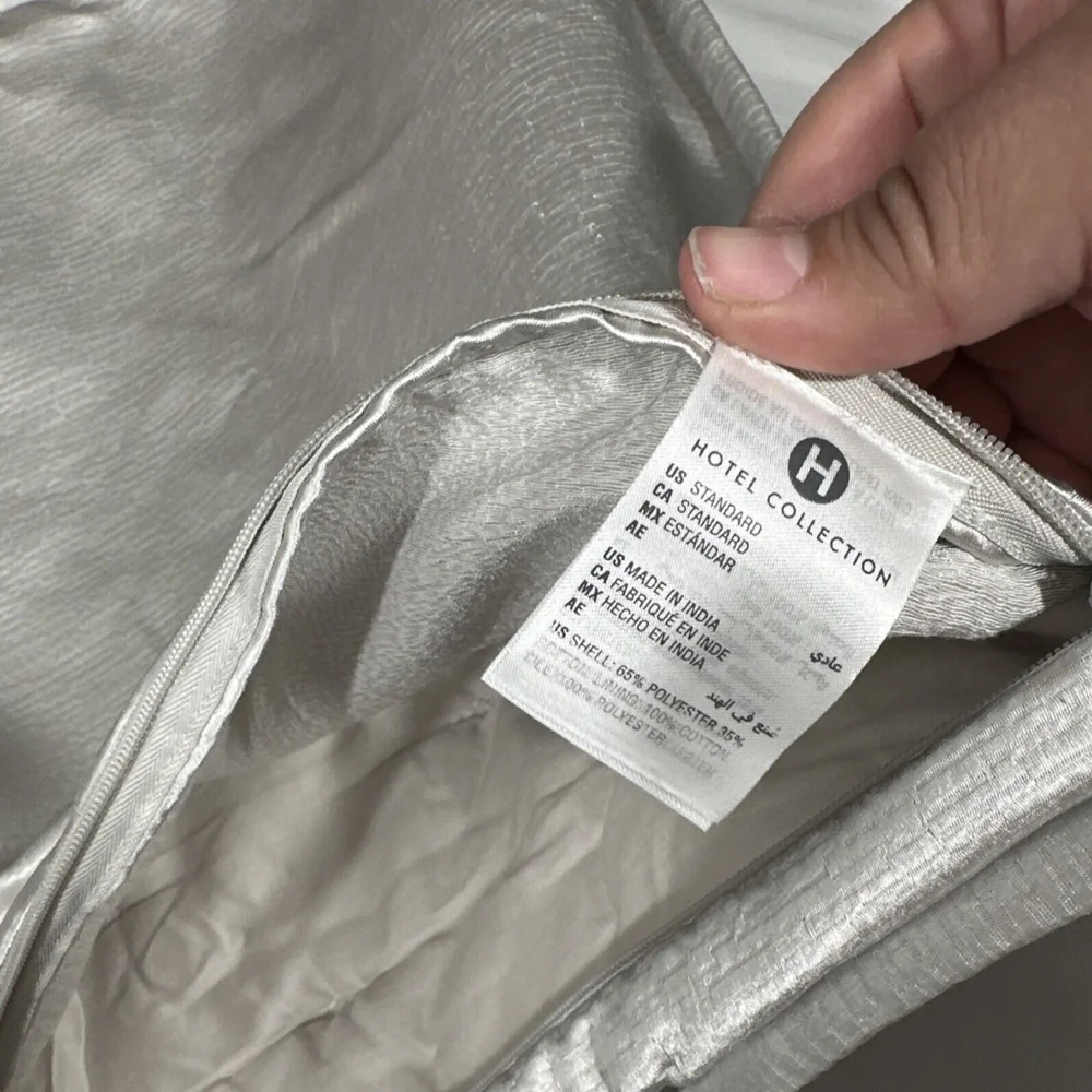 NEW $135 [ 1 Standard ] Quilted Pillow Sham for Hotel‎ Collection Primativa